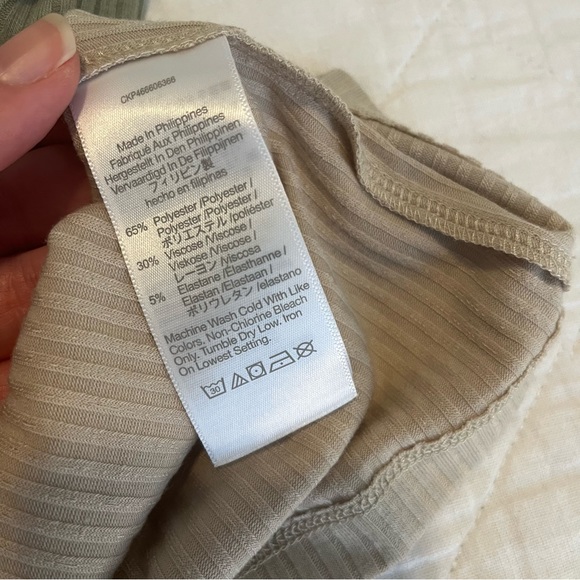 Madewell Colorblock Ribbed Turtleneck - L - Picture 5 of 6